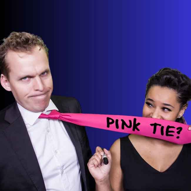 Dave and Veronicas Pink Tie Magic